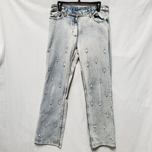 Jeanology Collection Vintage acid washed jeans 32" Waist